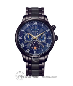 Đồng hồ Citizen Moonphase AP1055-87L - Nam - Kính Sapphire - Eco-Drive (Năng Lượng Ánh Sáng) Chính Hãng - Size 42mm