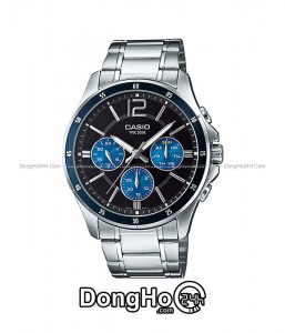 Đồng hồ Casio MTP-1374D-2A - Nam - Quartz (Pin) Dây Kim Loại - Chính Hãng - Size 43.5mm