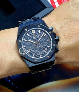 Đồng hồ Tophill TL026G.S555 - Nam - Kính Sapphire - Quartz (Pin) Dây Kim Loại - Chính Hãng - Size 42mm